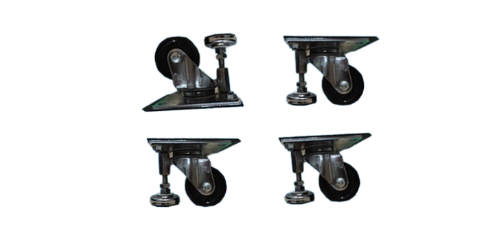 Castors Wheels -  with adjustable legs for DATCET Racks 
